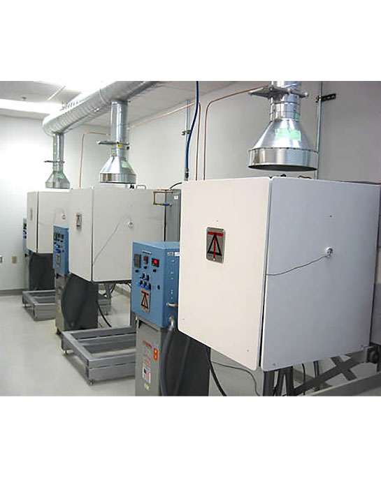 Standard and custom lab and production scale resistance furnaces
