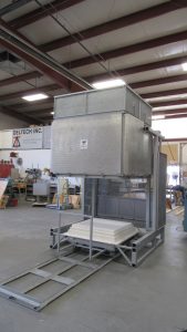 electric top hat production furnace