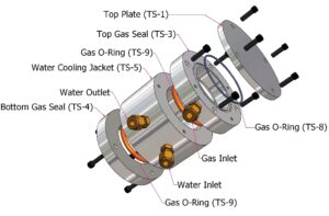 Exploded view to aid understanding of the installation process